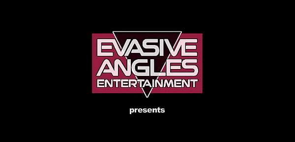  EVASIVE ANGLES They get out a couple sex toys and slide them into their moist vaginas, until these tattooed and pierced nippled ladies get an orgasm.